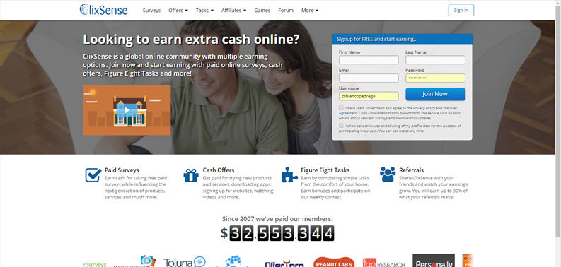 clixsense-encuestas-online