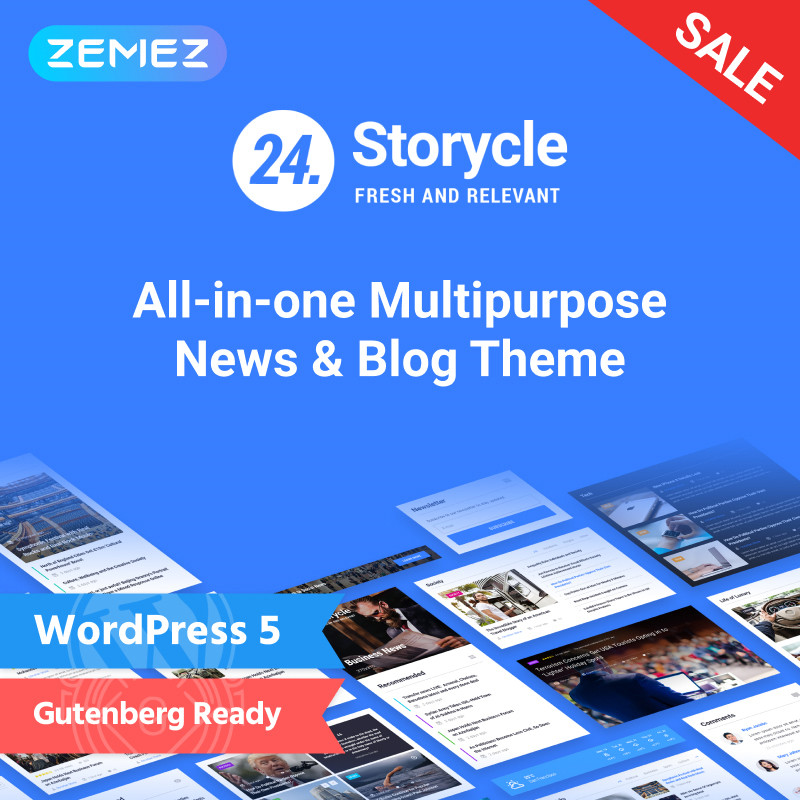 24.Storycle - Tema WordPress polivalente con Elementor para portal de noticias